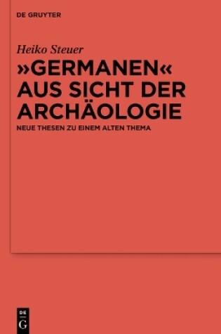 Cover of "Germanen" Aus Sicht Der Archaologie