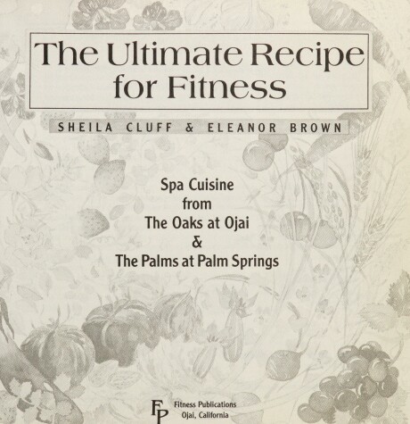 Book cover for Ultimate Recipe for Fitness