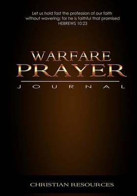 Book cover for Warfare Prayer Journal