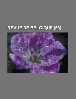 Book cover for Revue de Belgique (56)