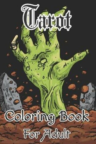 Cover of Tarot Coloring Book For Adult