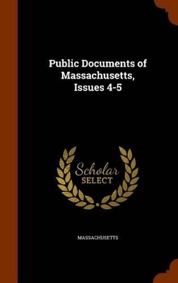 Book cover for Public Documents of Massachusetts, Issues 4-5