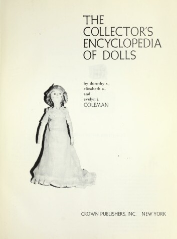 Book cover for Collector's Encyclopedia of Dolls