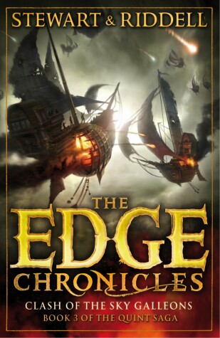 Book cover for The Edge Chronicles 3: Clash of the Sky Galleons