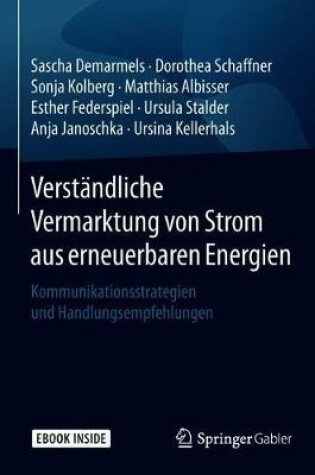 Cover of Verstandliche Vermarktung Von Strom Aus Erneuerbaren Energien