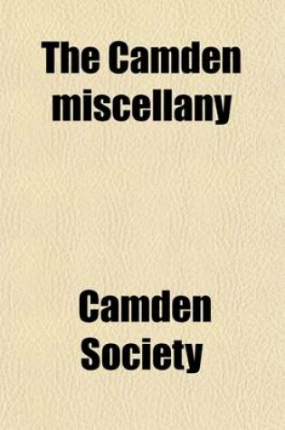 Cover of Camden Miscellany (Volume 6)