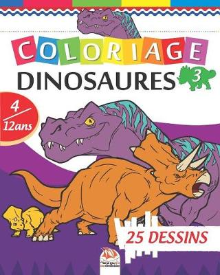 Book cover for Coloriage Dinosaures 3