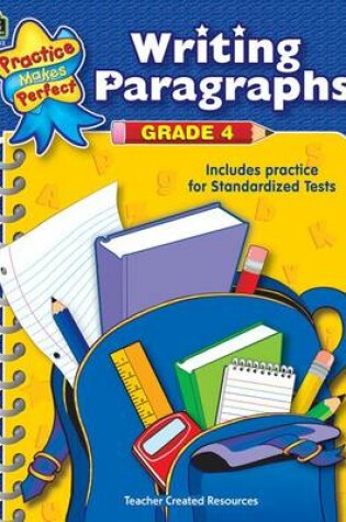 Cover of Writing Paragraphs Grade 4