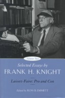 Book cover for Selected Essays by Frank H. Knight