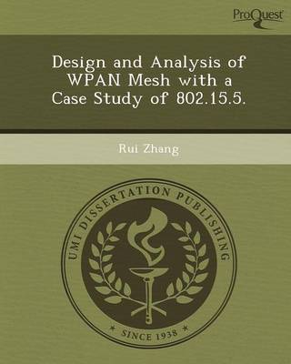 Book cover for Design and Analysis of Wpan Mesh with a Case Study of 802.15.5