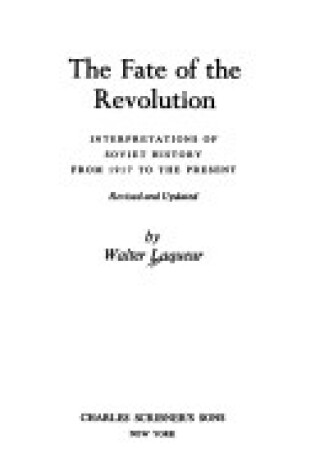 Cover of The Fate of the Revolution