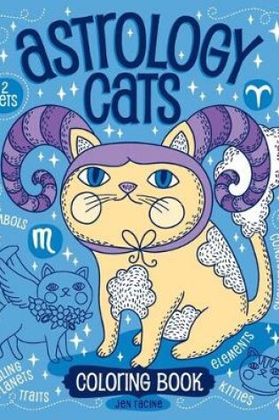 Cover of Astrology Cats Coloring Book