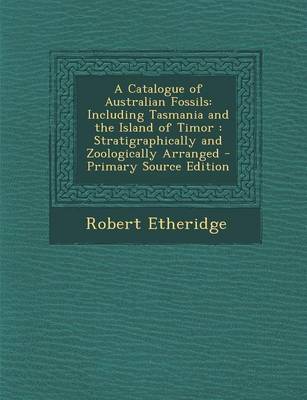 Book cover for A Catalogue of Australian Fossils