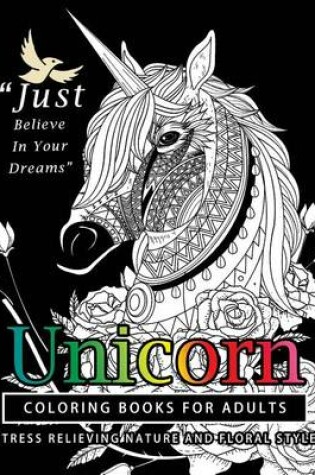 Cover of Unicorn Coloring Books for Adults