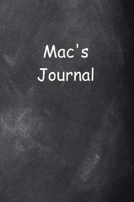 Cover of Mac Personalized Name Journal Custom Name Gift Idea Mac