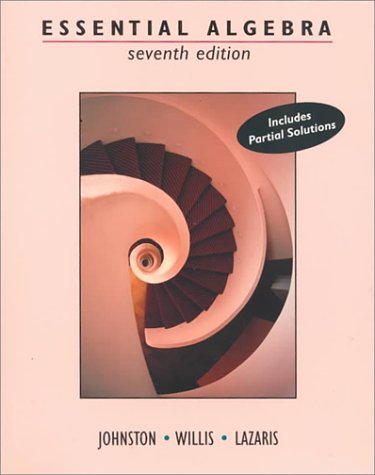 Book cover for Cengage Advantage Books: Essential Algebra