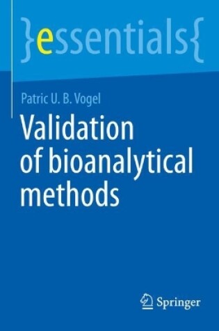 Cover of Validation of Bioanalytical Methods