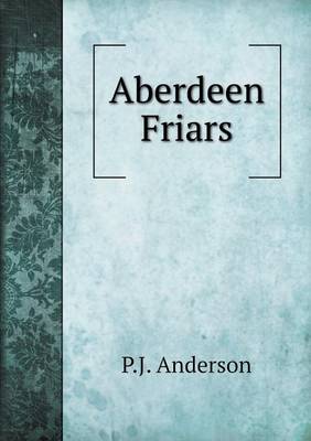 Book cover for Aberdeen Friars