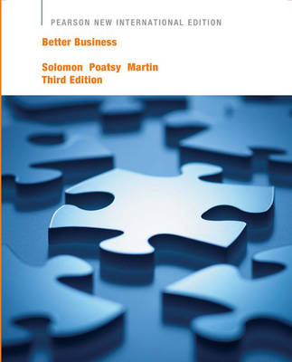 Book cover for Better Business Pearson New International Edition, plus MyBizLab without eText