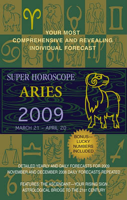 Book cover for Aries (Super Horoscopes 2009)