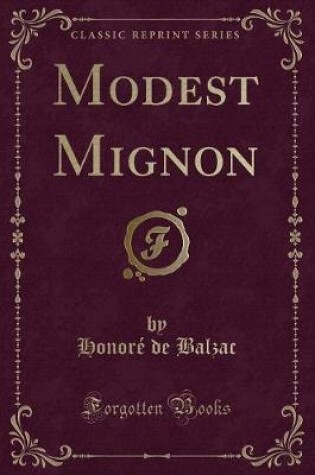 Cover of Modest Mignon (Classic Reprint)