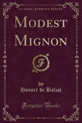 Book cover for Modest Mignon (Classic Reprint)