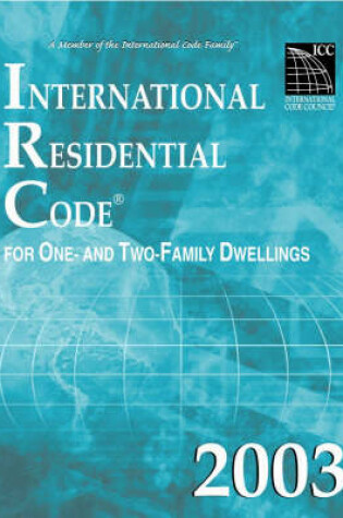 Cover of International Residential Code 2003