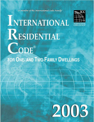 Book cover for International Residential Code 2003