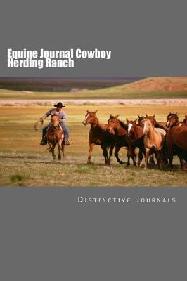Cover of Equine Journal Cowboy Herding Ranch