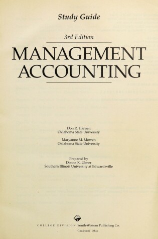 Cover of Management Accounting