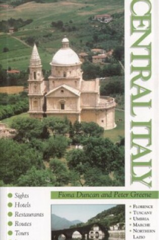 Cover of Central Italy Travel Planner and Guide