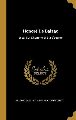 Book cover for Honor� De Balzac