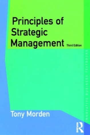 Cover of Principles of Strategic Management