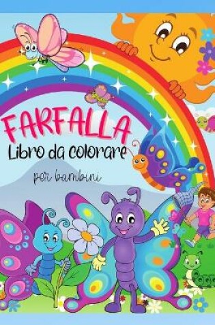 Cover of Farfalla libro da colorare per bambini