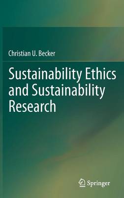 Book cover for Sustainability Ethics and Sustainability Research