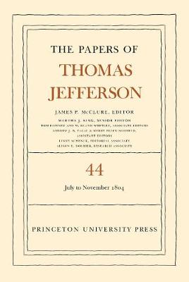 Cover of The Papers of Thomas Jefferson, Volume 44