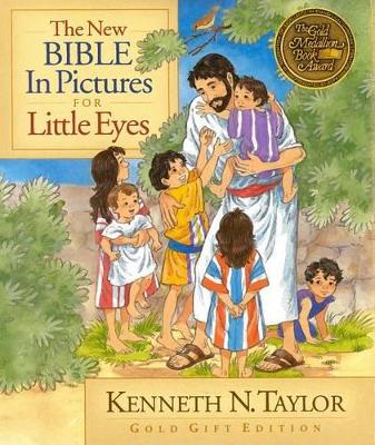 Book cover for New Bible In Pictures For Little Eyes Gift Edition, The