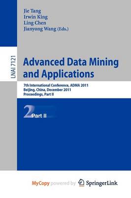 Book cover for Advanced Data Mining and Applications