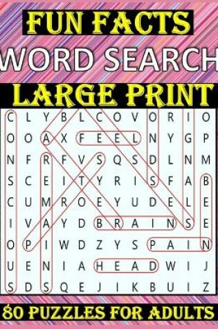 Cover of Fun Facts Word Search for Adults