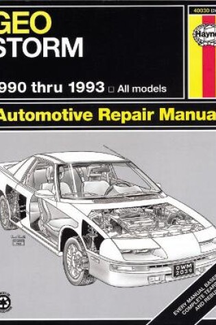 Cover of Geo Storm for Storm models (90-93) Haynes Repair Manual (USA)