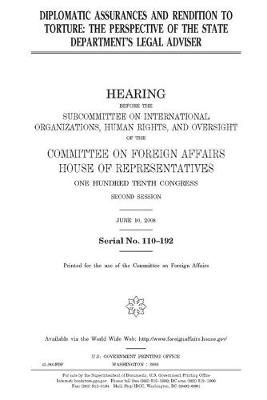 Book cover for Diplomatic assurances and rendition to torture