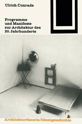 Book cover for Programme Und Manifeste Zur Architektur Des 20. Jahrhunderts