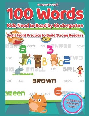 Book cover for 100 Words Kids Need to Read by Kindergarten