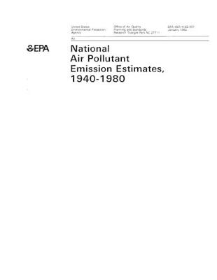 Book cover for National Air Pollutant Emission Estimates