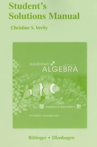 Cover of Student Solutions Manual for Elementary Algebra