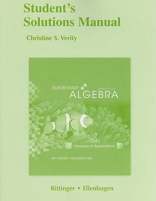 Book cover for Student Solutions Manual for Elementary Algebra