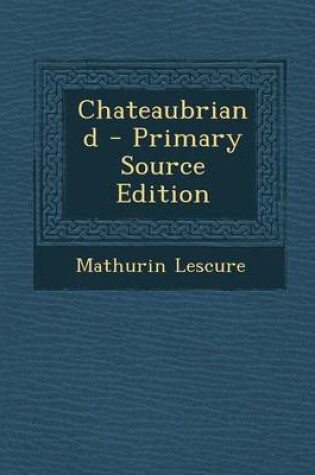 Cover of Chateaubriand