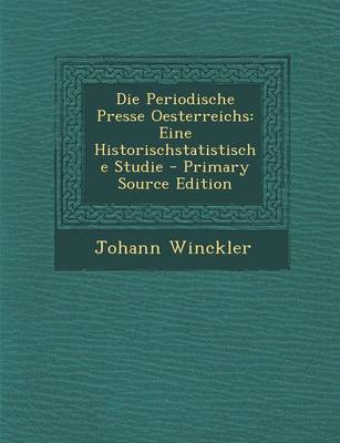 Book cover for Die Periodische Presse Oesterreichs