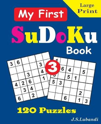 Book cover for My First SuDoKu Book. 3
