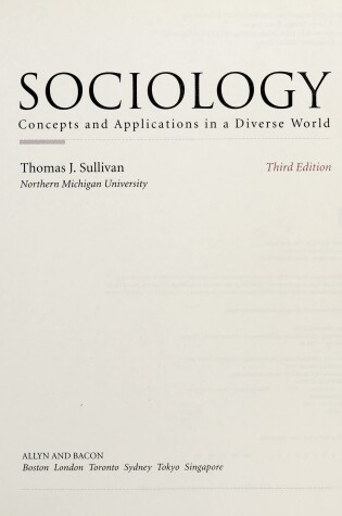 Cover of Sociology